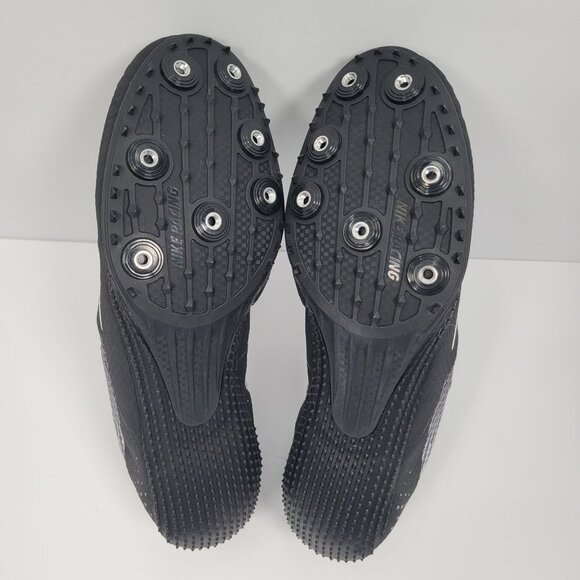 Nike Zoom Rival S Sprint Racing Men's Black Spikes Shoes 806554-011 US Size 10 - Picture 7 of 9